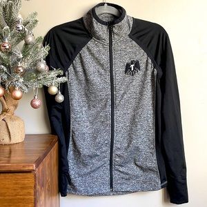 Tecate | Zip Up Jacket | Small | Grey & Black